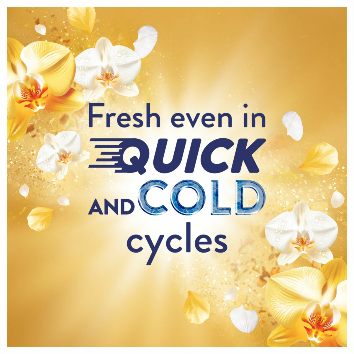 Fresh Even in Quick & Cold Cycles