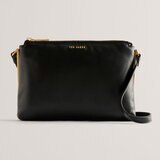 Ted Baker Samilly Leather Crossbody Bag in Black