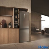 Haier HDPW3618DNPK Fridge Freezer, D Rated in Inox