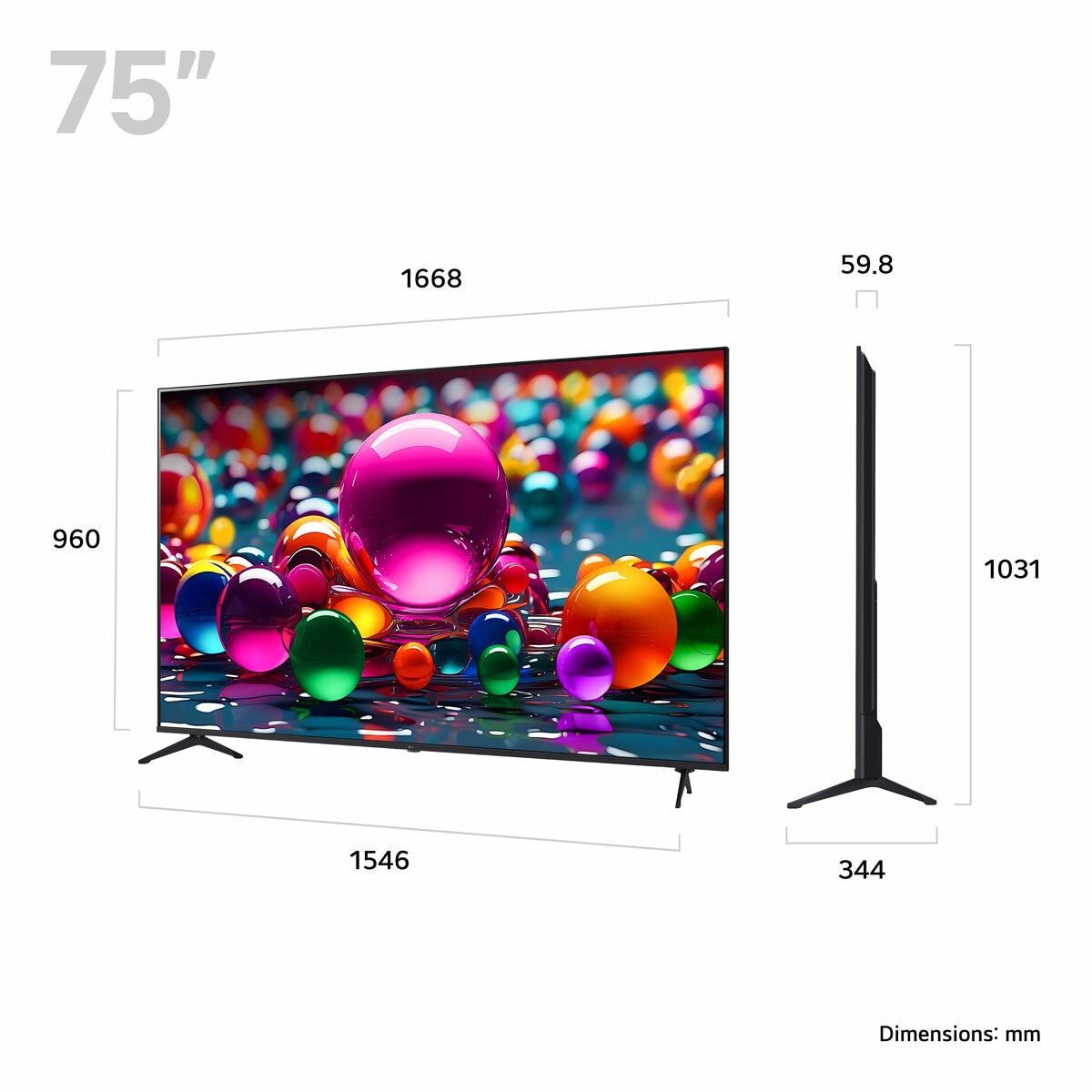Buy LG 75UA75006LA.AEK 75" TV at Costco.co.uk