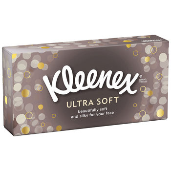 Kleenex Ultra Soft Facial Tissues, 12 x 64 Sheets