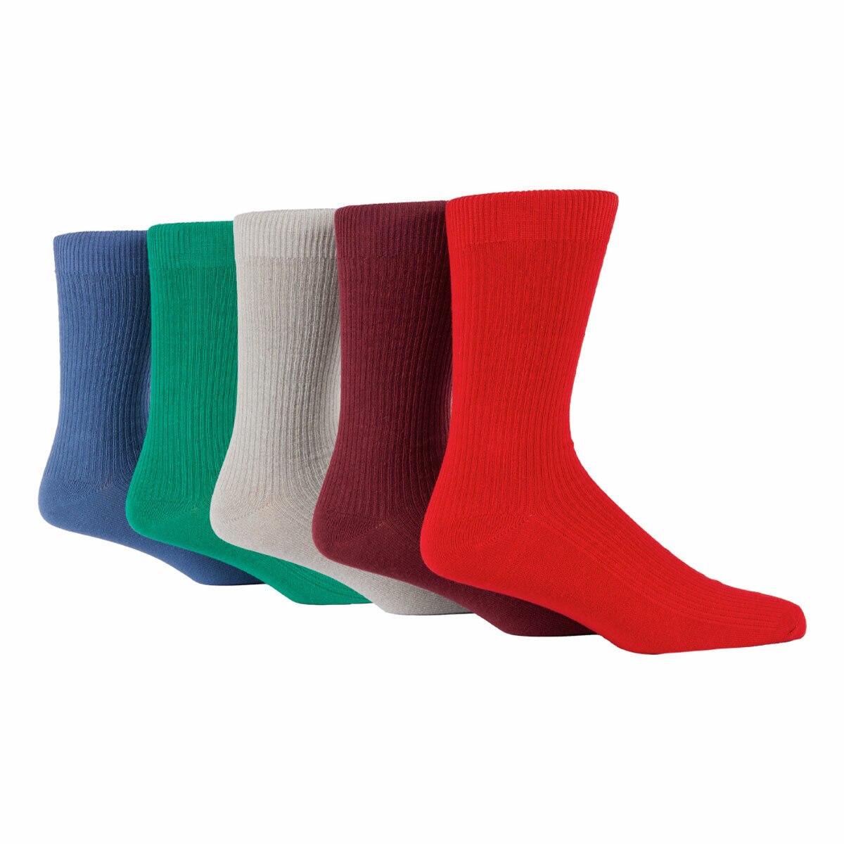Jeff Banks Men's Ribbed Sock, 10 Pack