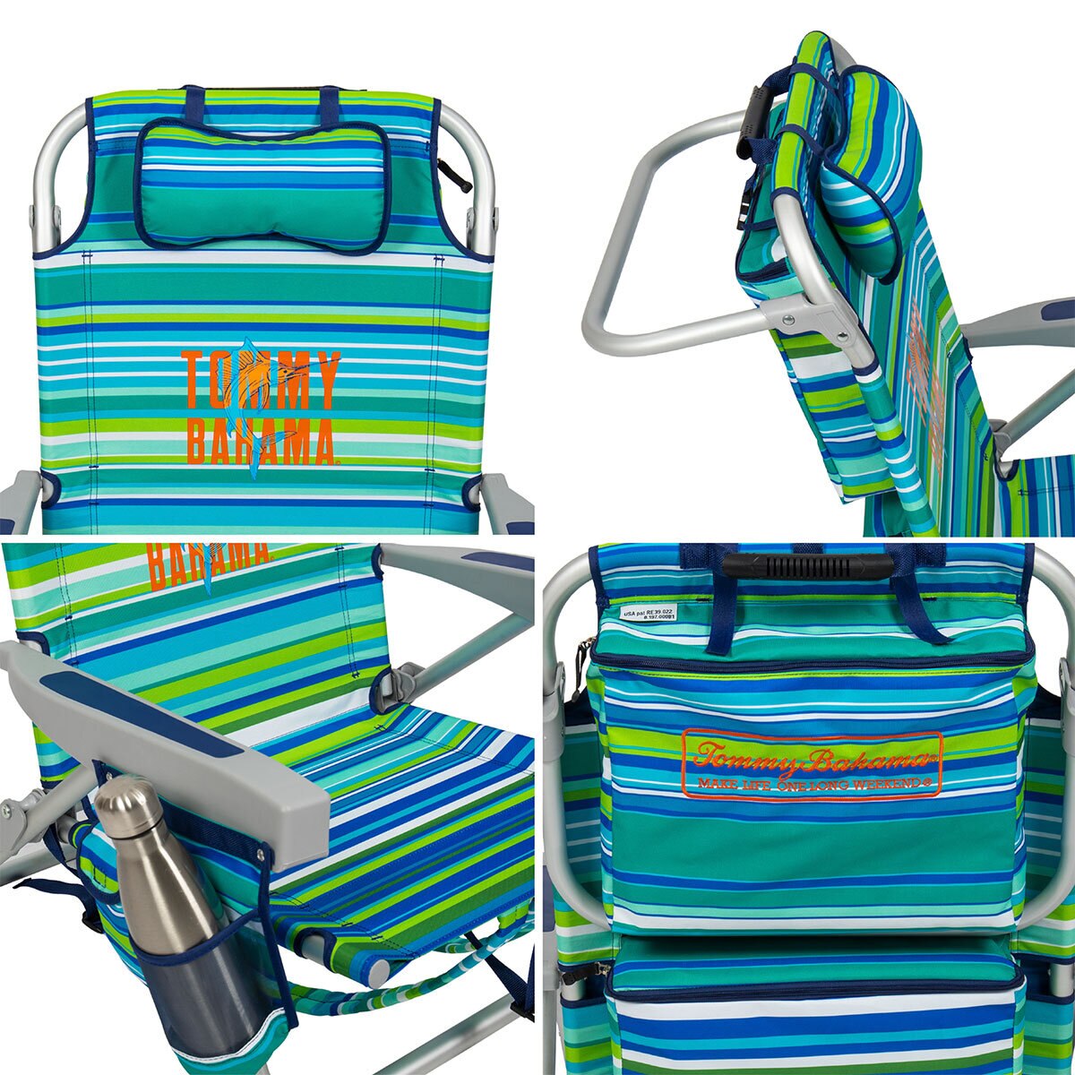 Tommy Bahama Backpack Beach Chair in Green