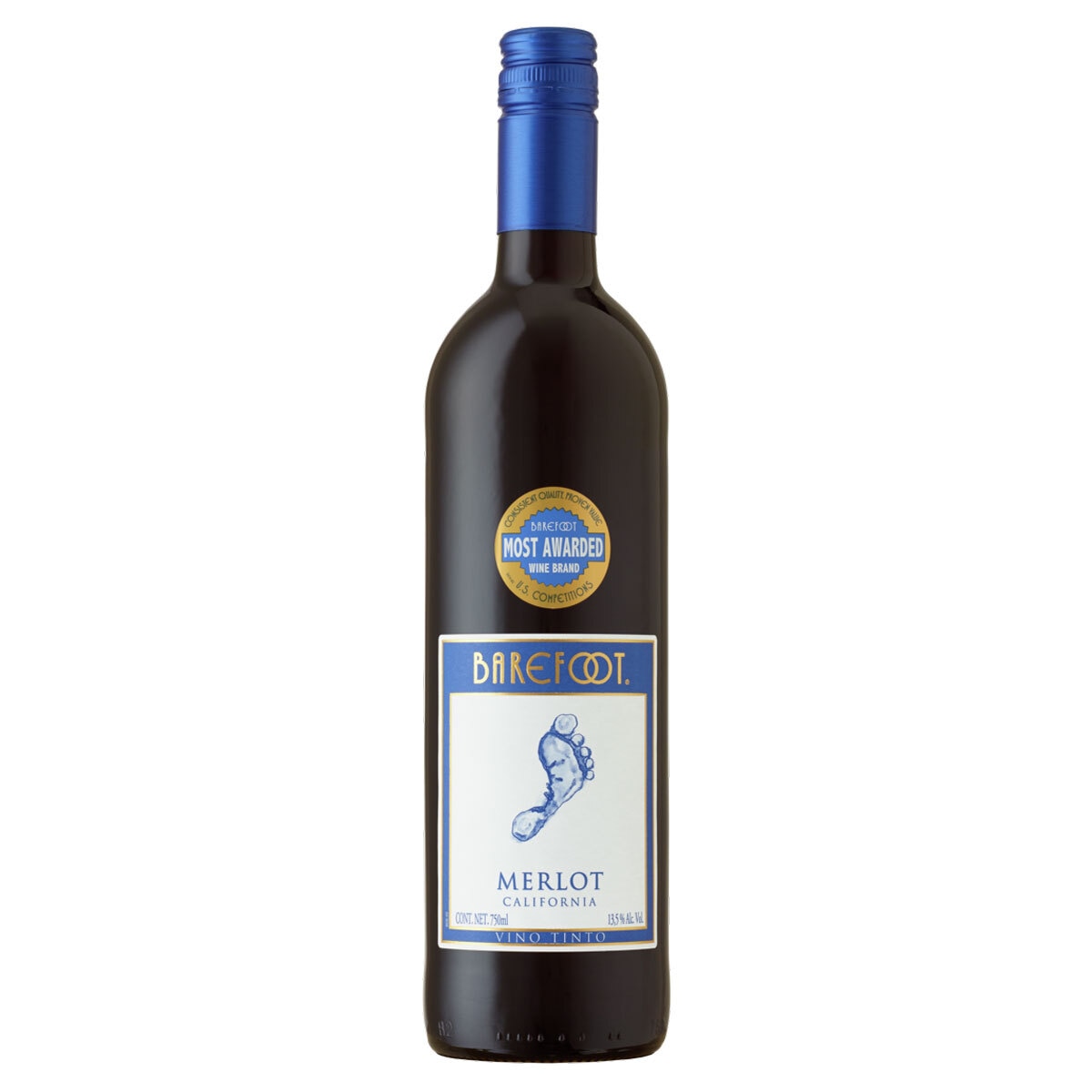 Barefoot Merlot 75cl bottle