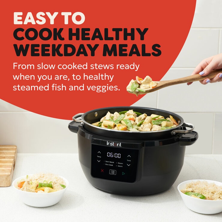 Instant Pot Superior 7.1L Slow Cooker in Black Instant Pot Superior 7.1L Slow Cooker in Black