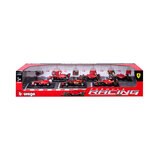 Burago 1:43 Scale Highly Detailed Formula One Cars: Ferrari 6 Pack (3+ Years)