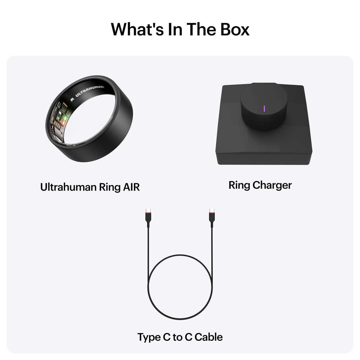 Buy Ultrahuman Ring AIR Matte Grey at costco.co.uk