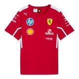 Scuderia Ferrari F1 Team Mens Dark Cherry T-shirt 2025