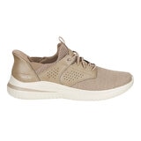 Skechers Men's Swift Fit Delson Trainer in Taupe