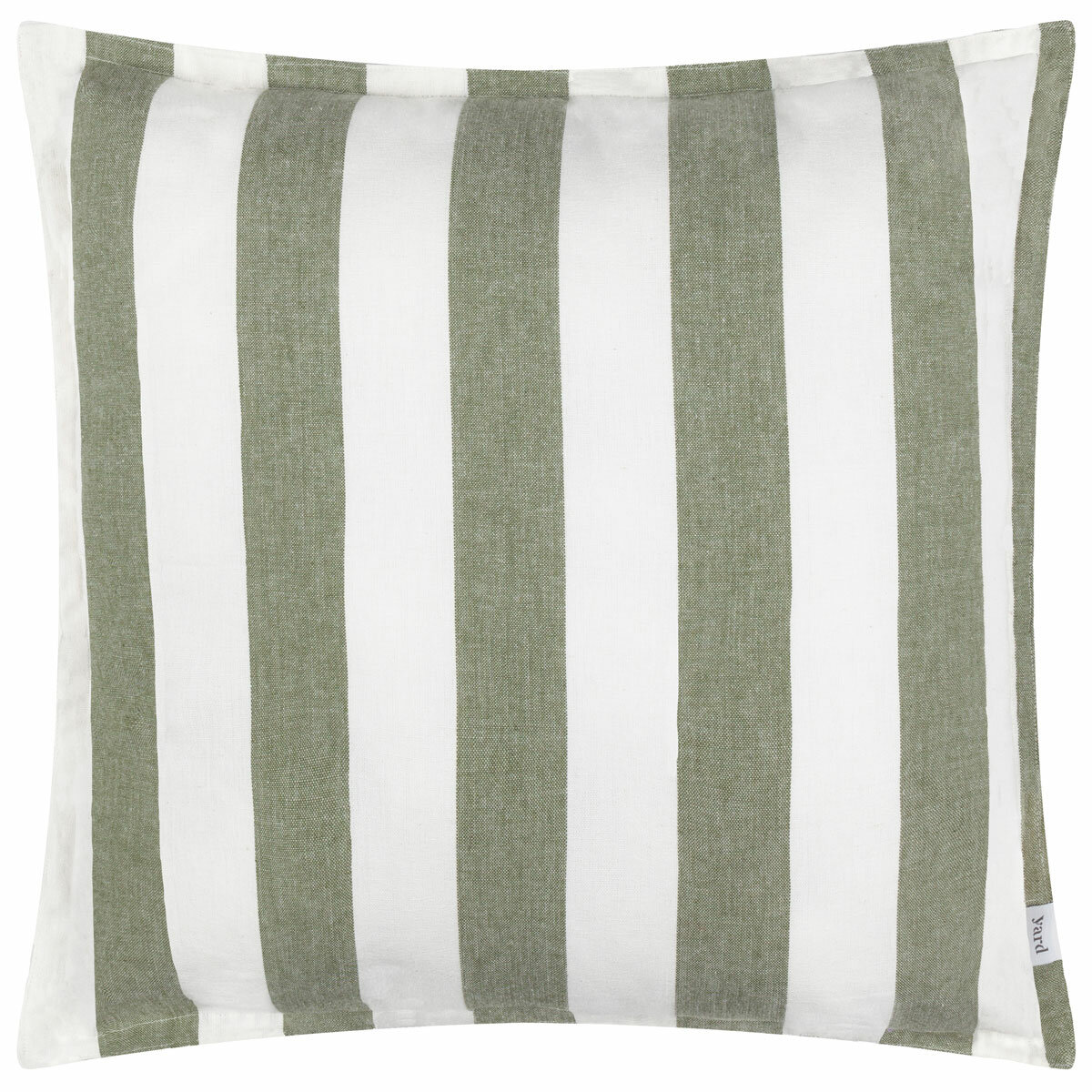 Yard Hayle Green Striped Indoor Outdoor Cushion, 50 x 50 cm
