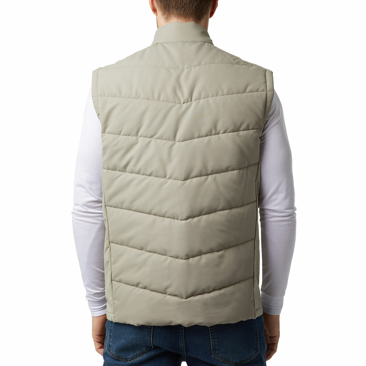 32 Degrees Mens Mixed Media Vest