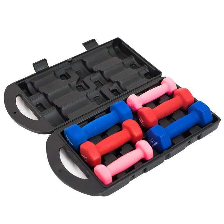 QUICKPLAY 6kg Neoprene Dumbbell Set Costco UK