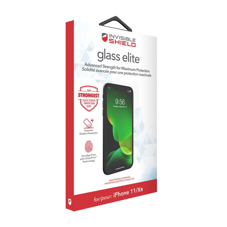 InvisibleShield Glass Elite Screen Protector for iPhone Xr/ 11 Screen