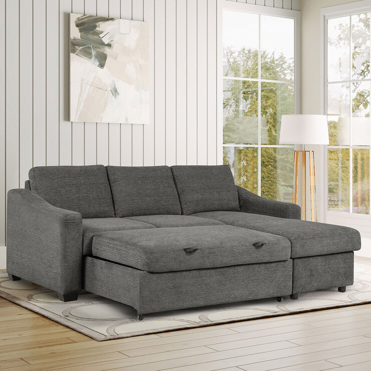 Coddle Aria Fabric Convertible Sectional