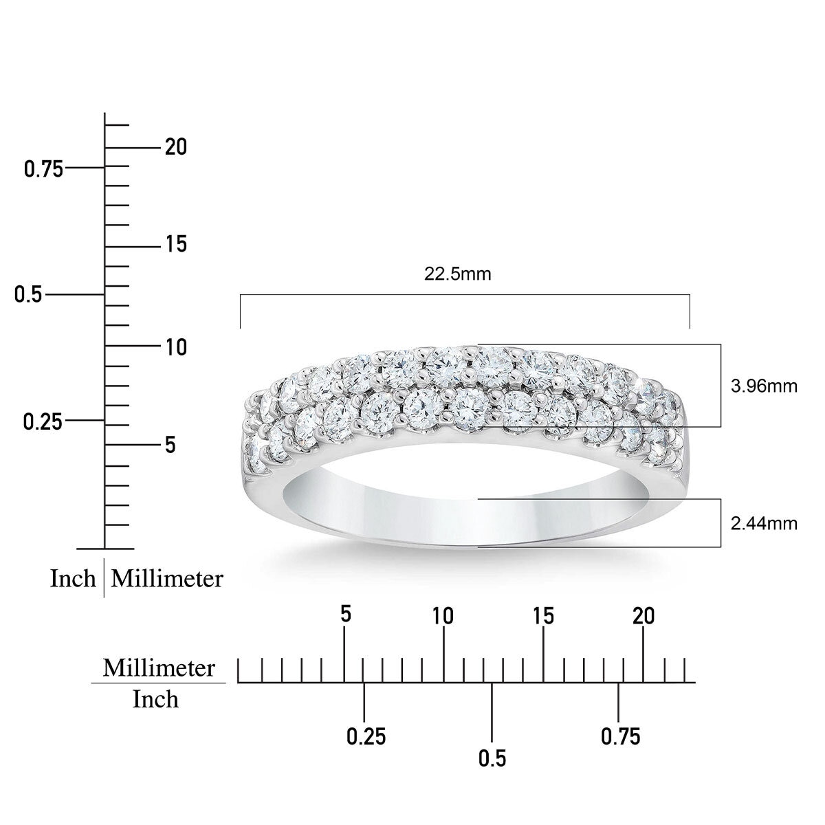 0.70ctw Diamond Ring, 14ct White Gold