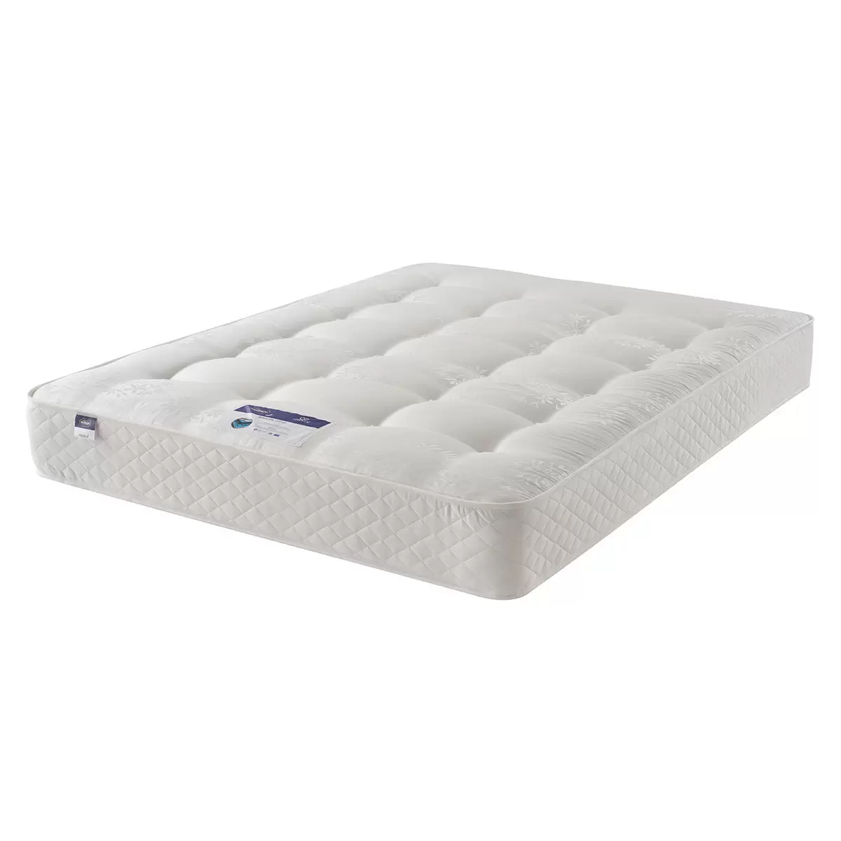 Silentnight Bexley Eco Miracoil Ortho Mattress & Divan in Grey, Double