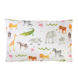 Kids Corner Safari Organic Cotton Duvet Cover & Pillowcase, Single
