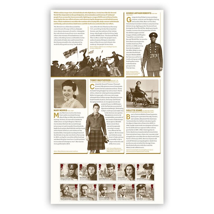 Stories of WWII Stamps Presentation Pack From Royal Mail®