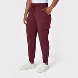 Mondetta Ladies Cargo Cuffed Jogger in Purple