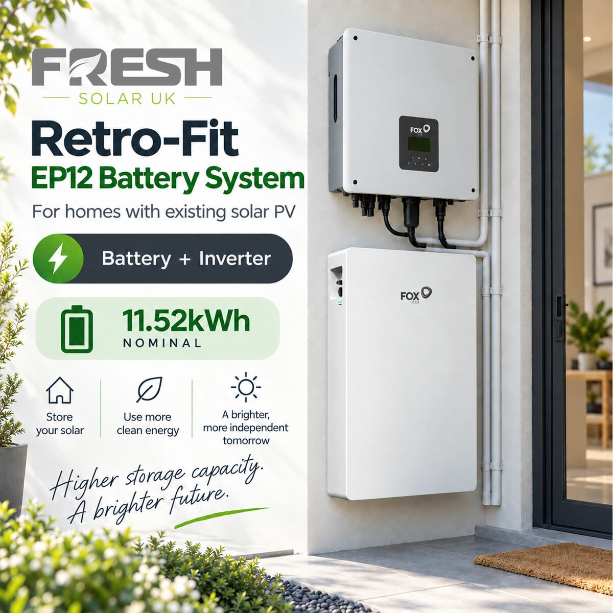 Fresh Solar Retro Fit EP11 Battery System, 10.36kW Fresh Solar Retro Fit EP11 Battery System, 10.36kW
