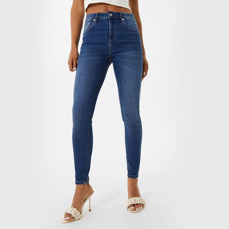Jack Wills Ladies High Rise Skinny Jean in Blue Jack Wills Ladies High Rise Skinny Jean in Blue