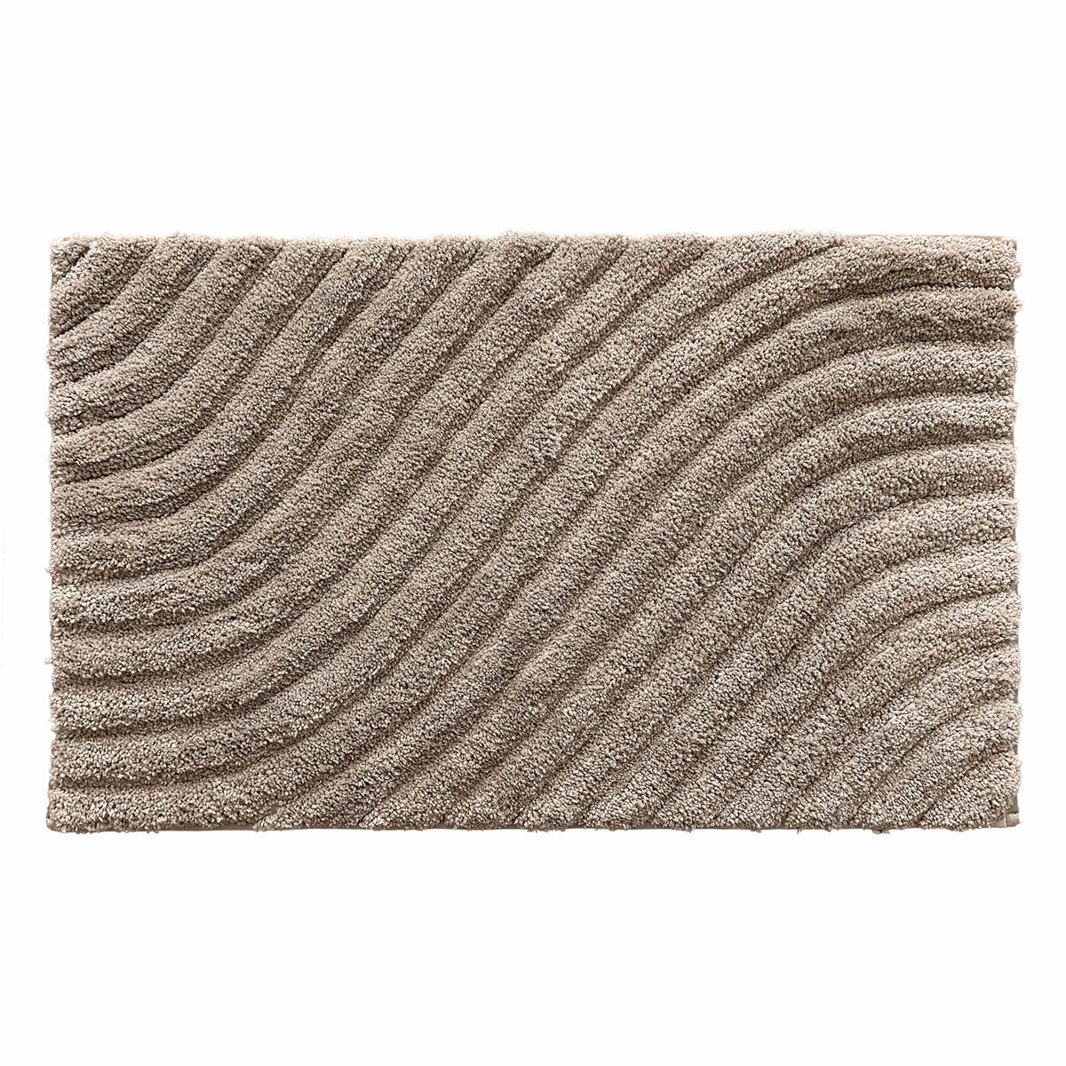 Safdie Tufted Wave Taupe Bath Mat, 56 x 91 cm Safdie Tufted Wave Taupe Bath Mat, 56 x 91 cm