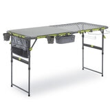 CORE Equipment 5FT FlexRail Outdoor Cook Table with Accessories