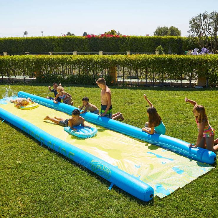 my first splash and slide costco