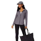 32 Degrees Women's 2 Pack Full Zip Hoody in Black/Forged Iron, Medium