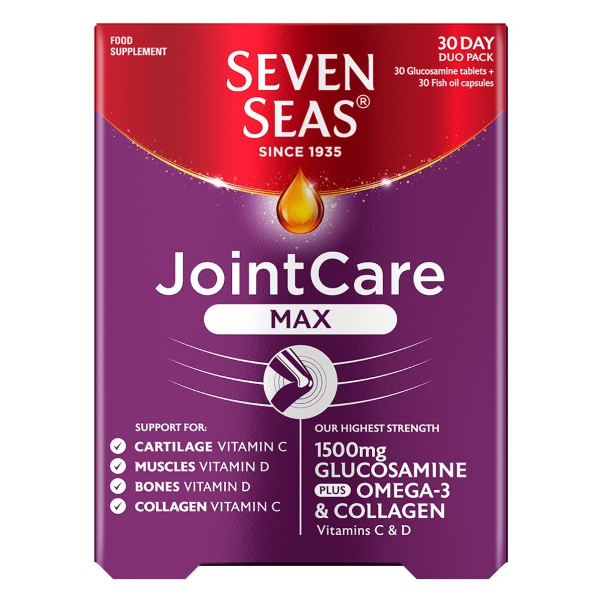 Seven Seas Joint Care Max, 2 x 60ct (2 Months Supply)