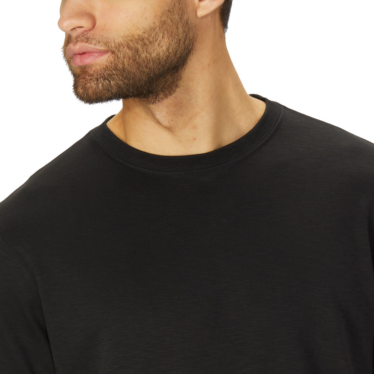 Kirkland Signature Men's Pima Cotton Slub TShirt in Black Costco UK