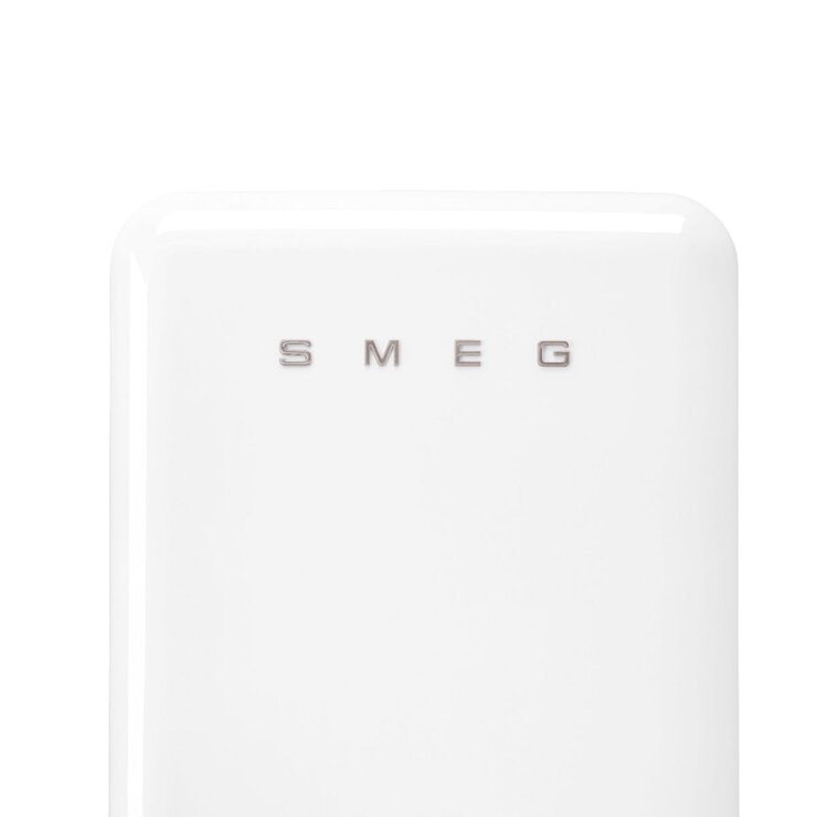 Smeg FAB32LWH5UK, 50's Style Fridge Freezer, Left Hand Hinge in White