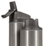 HidrateSpark Steel Vacuum Insulated 620ml Smart Water Bottle in Steel Grey