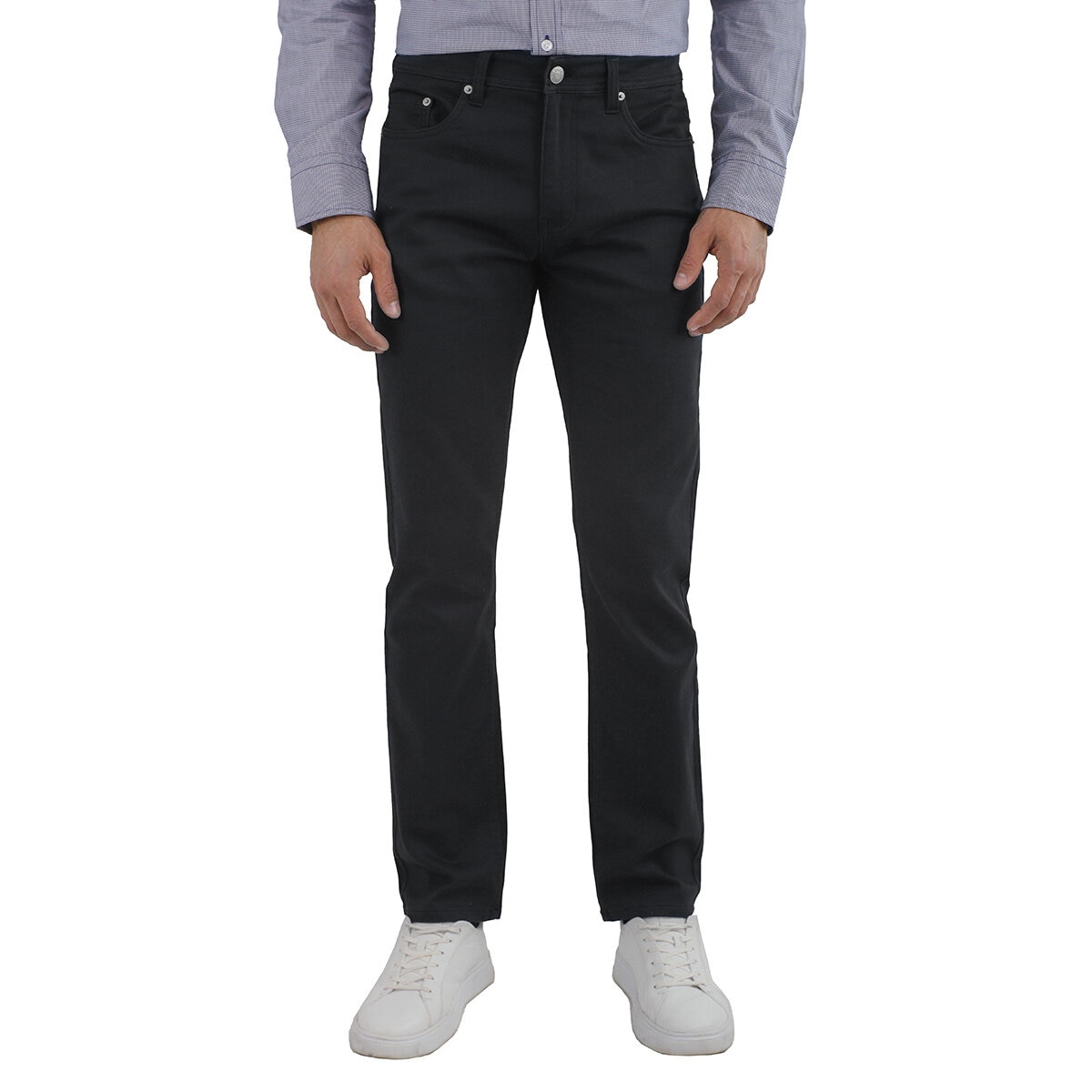 Jachs Men's Summer Commuter 5 Pocket Pant in Navy W40 L34