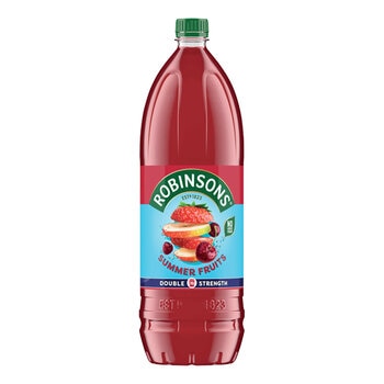 Robinsons Real Fruit Double Strength Summer Fruits, 2 x 1.75L