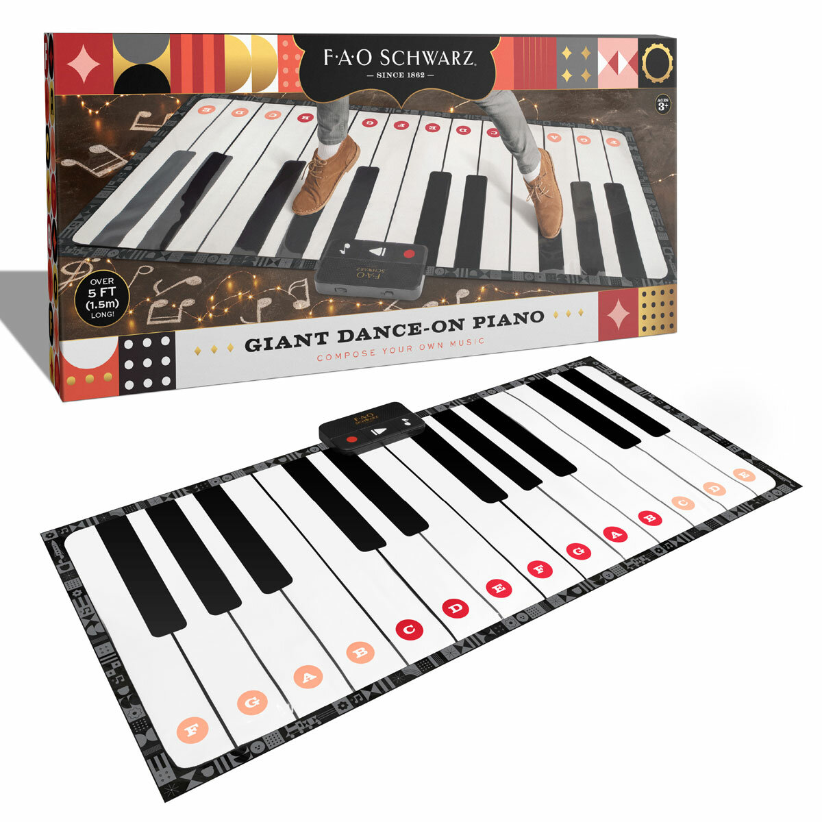 FAO Schwarz Giant Piano Dance Mat (3+ Years) FAO Schwarz Giant Piano Dance Mat (3+ Years)
