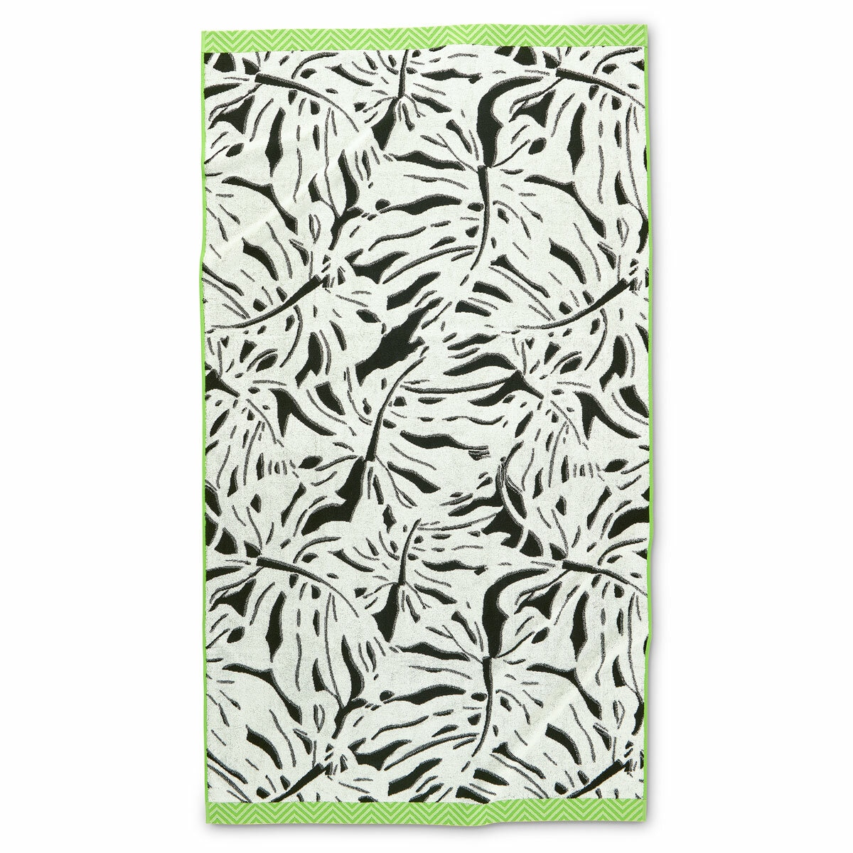 Oversized 100% Cotton Monstera Beach Towel Oversized 100% Cotton Monstera Beach Towel