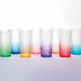 Pandex Ombre Tumblers, 651ml, 8 Pack