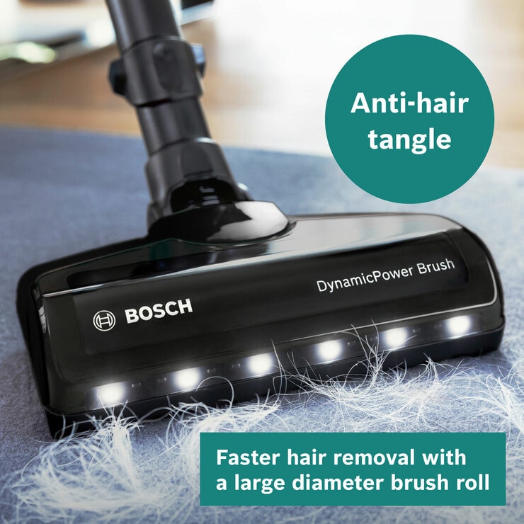 Lifestyle image of Bosch Unlimited 7 Aqua Cordless Stick with Anti tangle hair