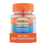 HalibOrange Softies Omega 3 & Multivitamins, 3 x 30 Count