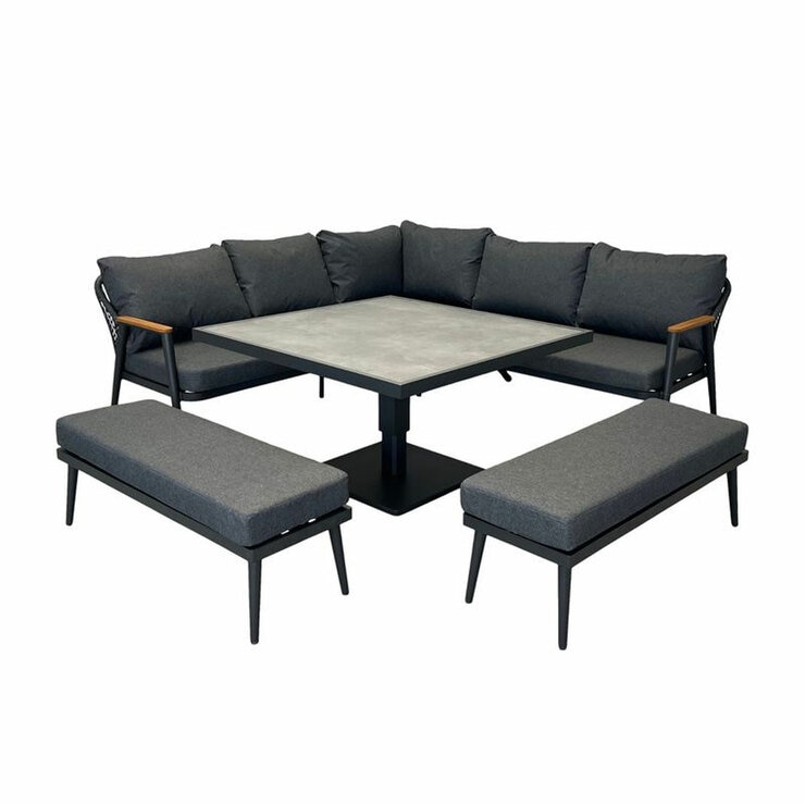 Bramblecrest Antibes 4 Piece Deep Seating Corner Patio Set