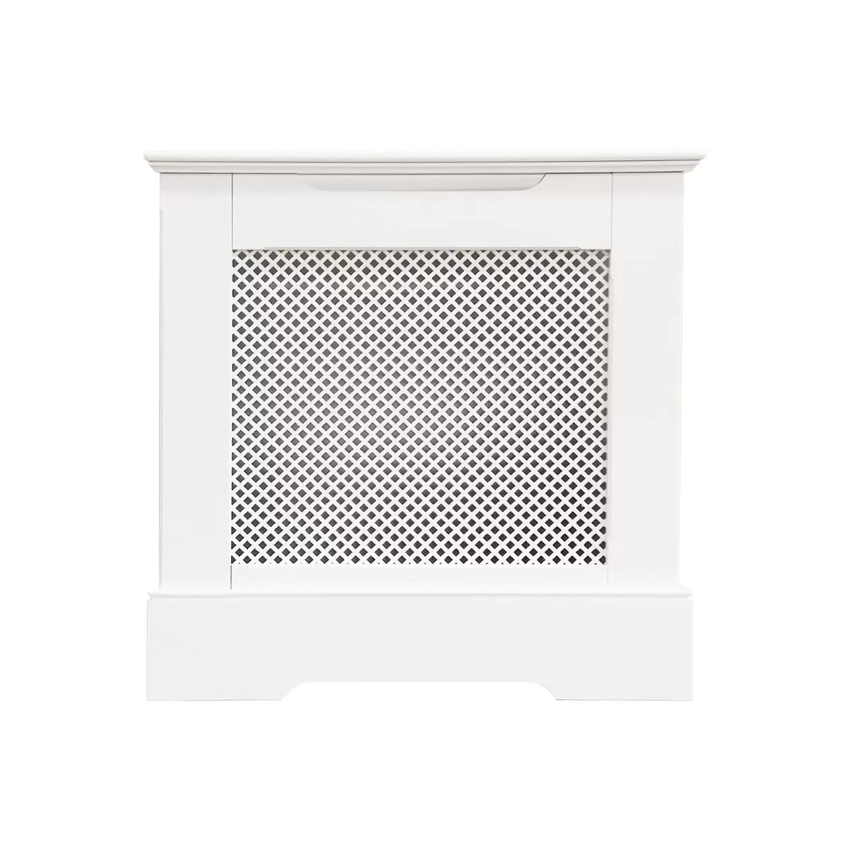 Winther Browne Surrey Mini Radiator Cover, 78cm Wide in White