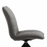 Indus Valley Skylar Grey Faux Leather Dining Chair, 2 Pack Indus Valley Skylar Grey Faux Leather Dining Chair, 2 Pack