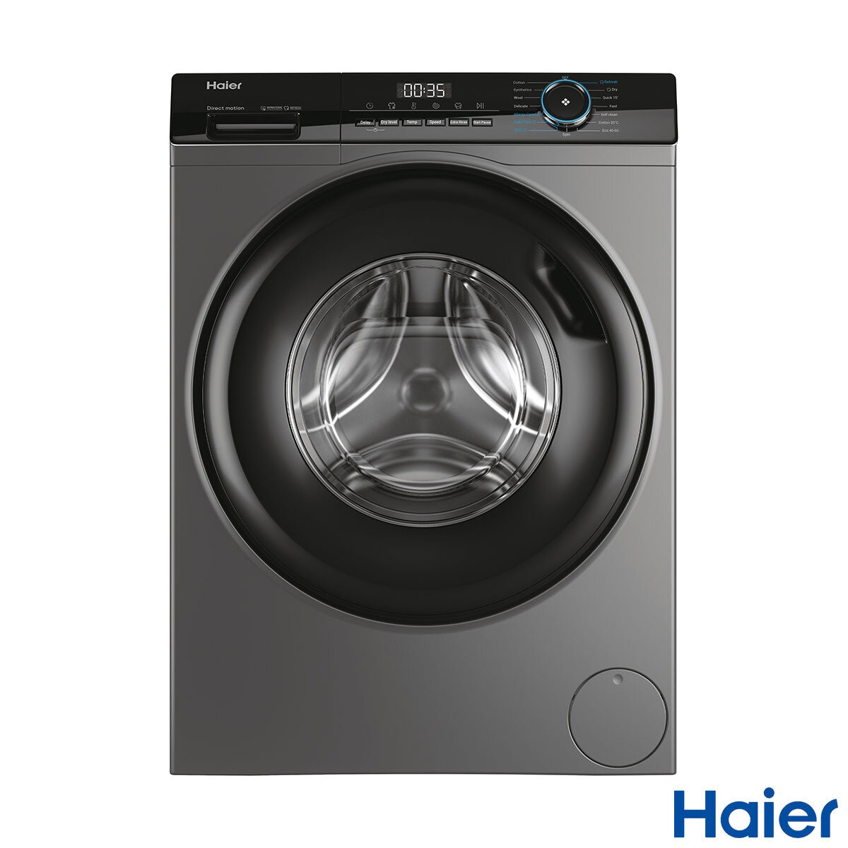 Haier Series 3 HWD100-B14939S, 10/6kg 1400rpm Washer Dryer in Graphite