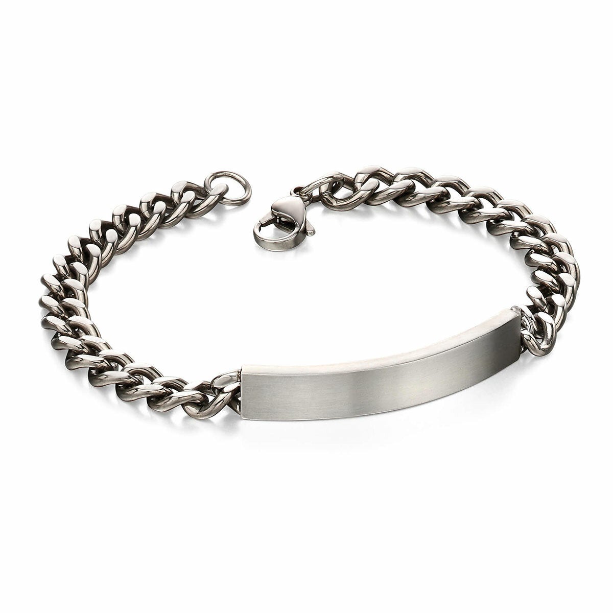 S/STEEL Brushed ID BRACELET