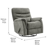 Natuzzi leather on sale swivel chair costco