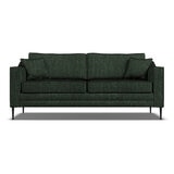 Aspen Velvet 3 Seater Sofa, Green
