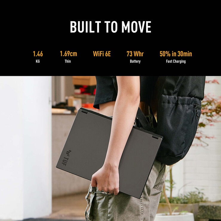 ASUS TUF, AMD Ryzen AI  7, 16GB RAM, 1TB SSD, NVIDIA GeForce RTX 5050, 14" Gaming Laptop, FA401KH-RG005W