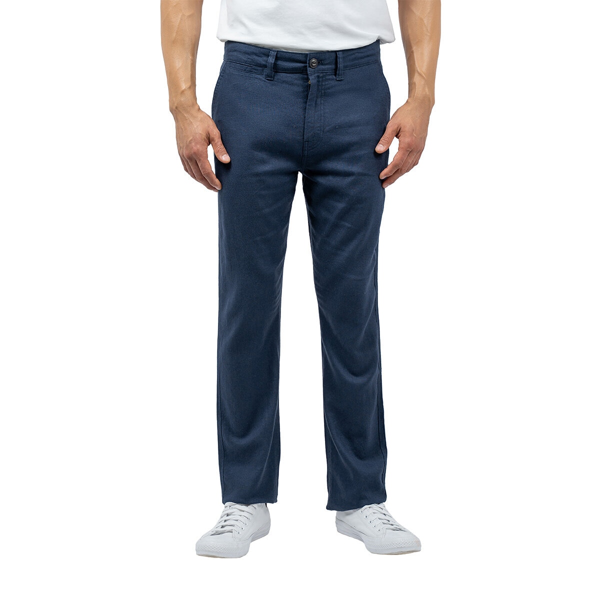 Jachs Men's Linen Chino Pant