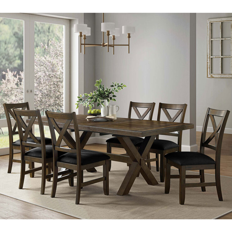 Bayside Furnishings Braeden Extending, Costco Furniture Dining Table